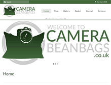 Tablet Screenshot of camerabeanbags.co.uk